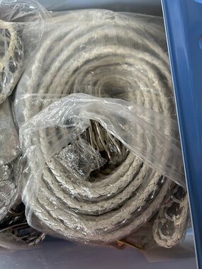 NEW Bundle of 6 Woven Western Chain Link Y2K Millennial McBling Style Belt 39.5”